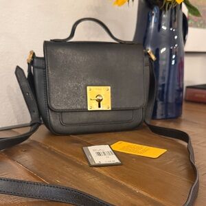 Fendi Black Crossbody Bag with Gold Hardware